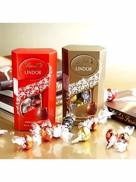 Lindt Box Lindor Milk Chocolate Red (200 G)-3