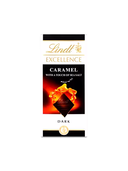 Lindt Excellence Caramel+Salt Dark Chocolate (100 G)-1698
