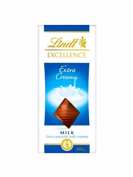 Lindt Excellence Extra Creamy Milk Chocolate Blue (100 G)-1699