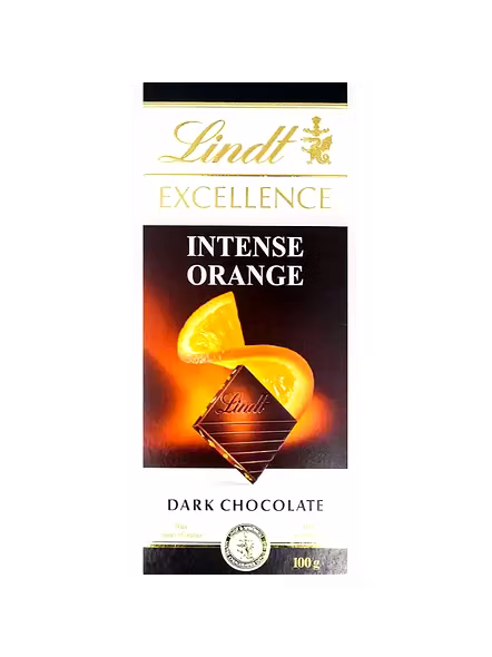 Lindt Excellence Orange Intence Chocolate (100 G)-3