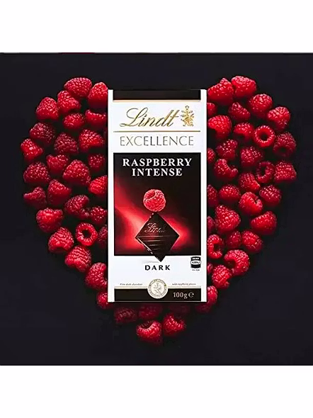 Lindt Excellence Raspberry Intense Chocolate (100 G)-3