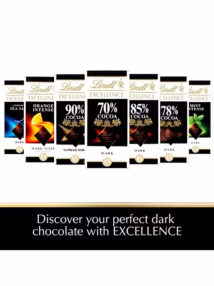Lindt Lindor Bar 70% Extra Dark Chocolate (100 G)-3