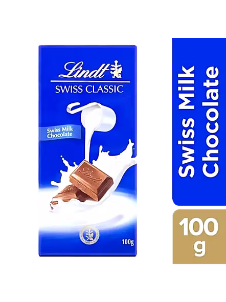 Lindt Swissc Milk Chocolate Plain (100 G)-1711