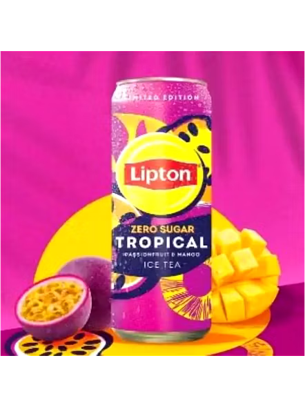 Lipton Ice Tea Tropical Zero Sugar (320 Ml)-1