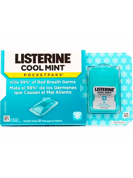 Listerine 24 Cool Mint Strip (1 Nos)-1713
