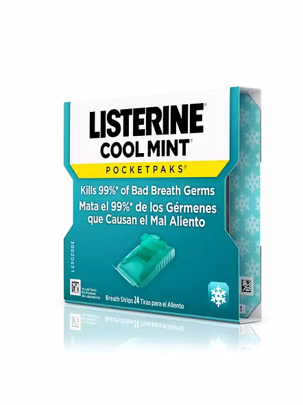 Listerine 24 Cool Mint Strip (1 Nos)-1