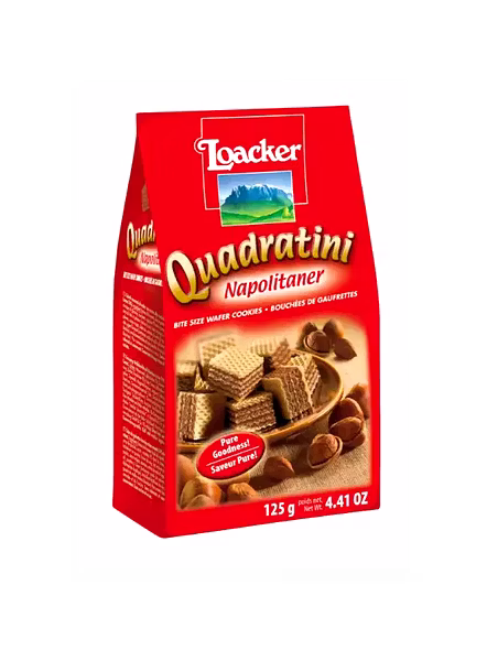 Loacker Quadrtini Napolitaner Wafer Biscuits (125 G)-3