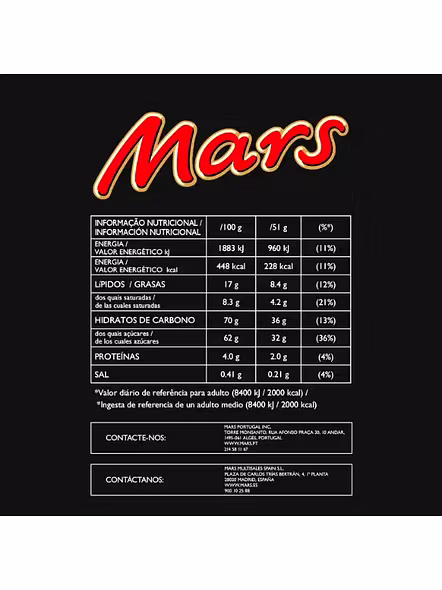 Mars Chocolate Bar (50 G)-3