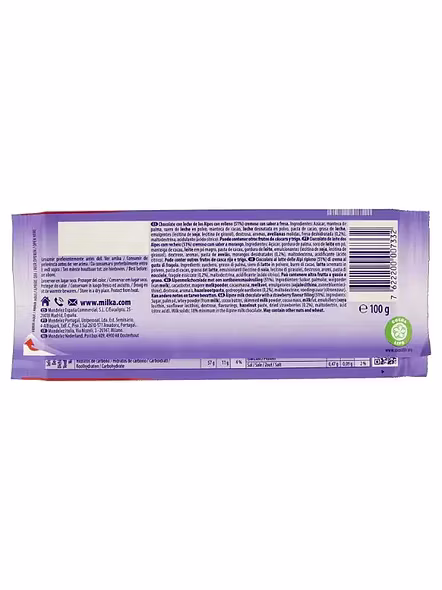 Milka Erdbeer Strawberry Chocolate (100 G)-1