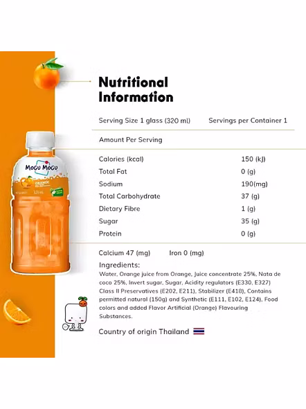 Mogu Orange Juice (320 Ml)-3