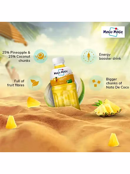 Mogu Pineapple Juice (320 Ml)-1