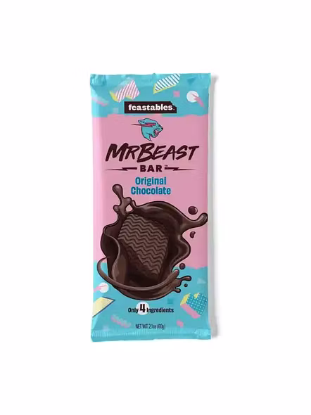 Mrbeast Dark Chocolate Slab (60 G)-1762