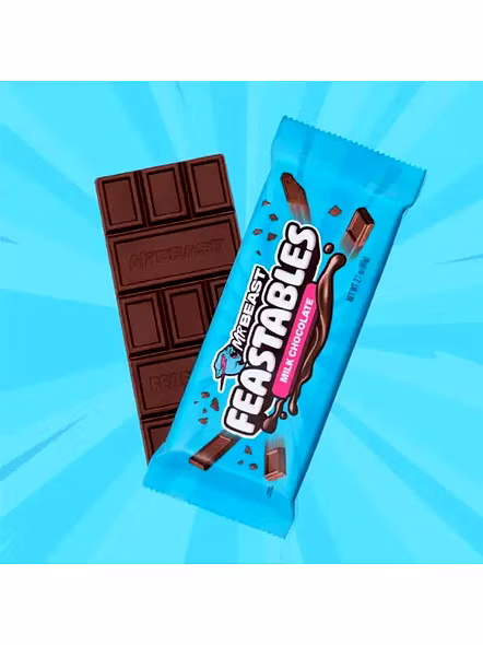 Mrbeast Milk Chocolate Slab (60 G)-1