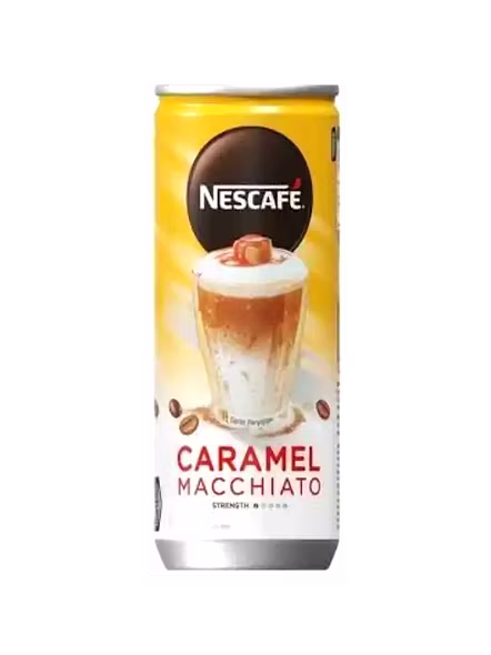 Nescafe Coffee Caramel Cold Coffee Can (220 Ml)-1776