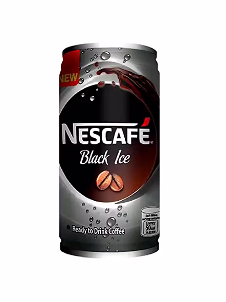 Nescafe Ice Black Cold Coffee Can (220 Ml)-1