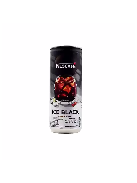 Nescafe Ice Black Cold Coffee Can (220 Ml)-2