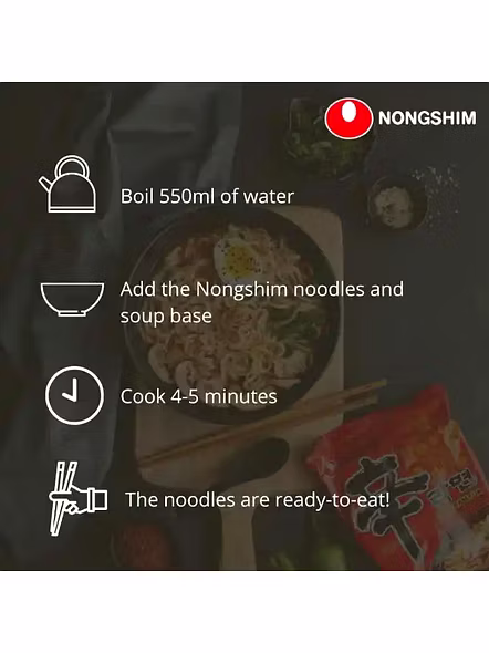 Nongshim Soon Veggie Cup Noodles (1 Nos)-1