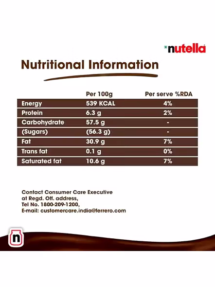 Nutella Chocolate Hazelnut Spread (350 G)-3
