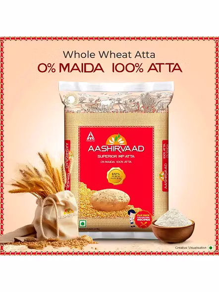 Aashirvaad Superior Mp Atta 100% Wheat (1 Kg)-1