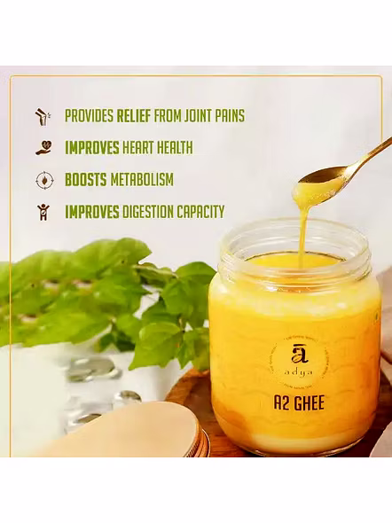 Adya A2 Desi Cow Ghee (400 G)-3
