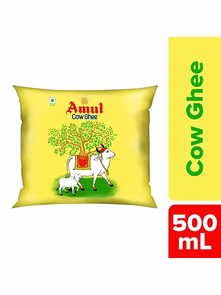 Amul Cow Ghee Pouch (500 G)-1