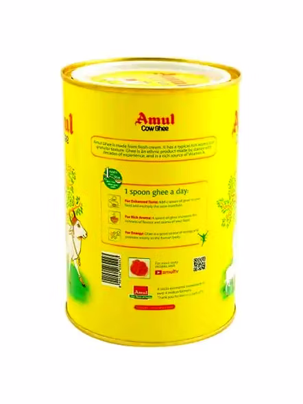 Amul Cow Ghee Tin (1 Lt)-2