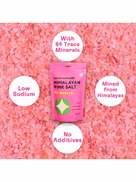 By Nature Himalayan Pink Salt (400 G)-1