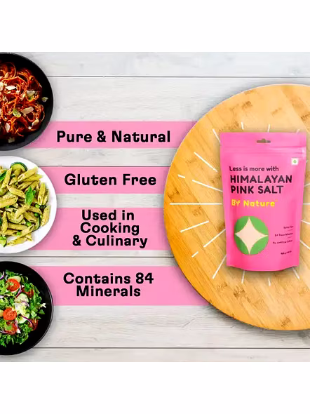 By Nature Himalayan Pink Salt (400 G)-2