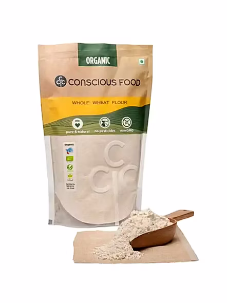 Conscious Food Whole Wheat Flour (1 Kg)-1