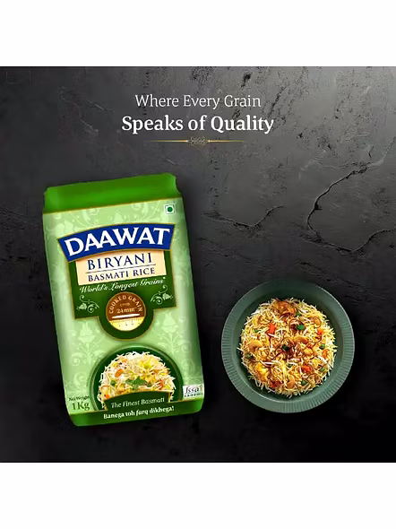 Daawat Biryani Basmati Rice (1 Kg)-1