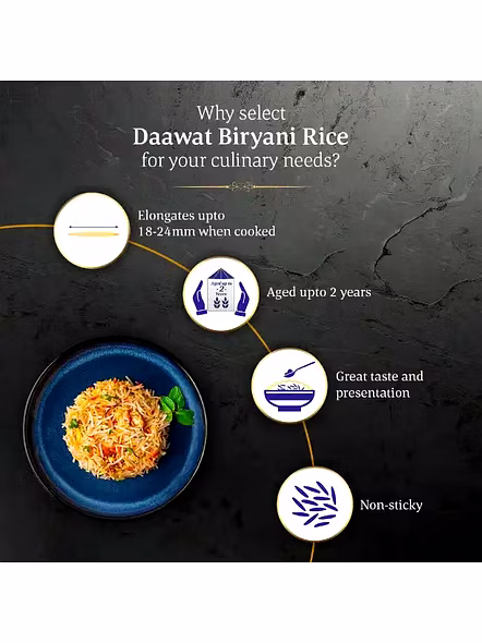Daawat Biryani Basmati Rice (1 Kg)-3