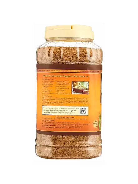 Daawat Brown Basmati Rice Jar (1 Kg)-1