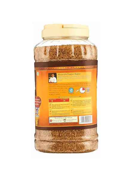 Daawat Brown Basmati Rice Jar (1 Kg)-3