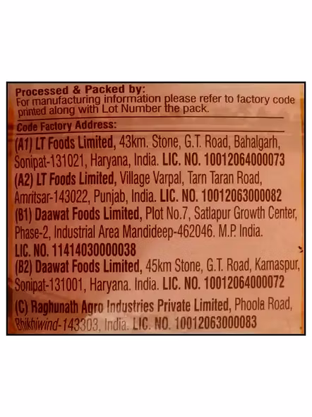 Daawat Rozana Super Basmati Rice (1 Kg)-3