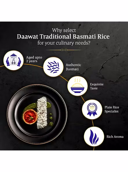 Daawat Traditional Basmati Rice (1 Kg)-3