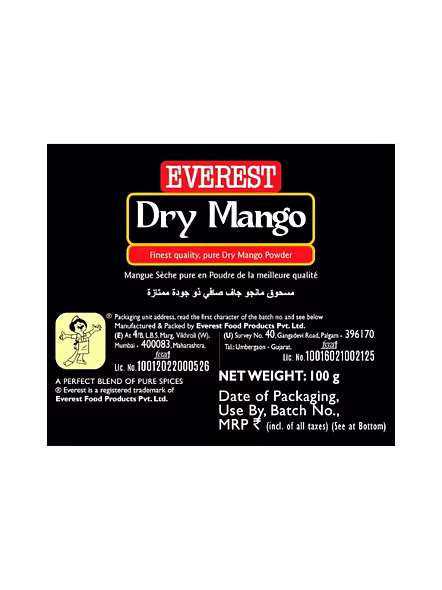 Everest Dry Mango Powder (100 G)-1