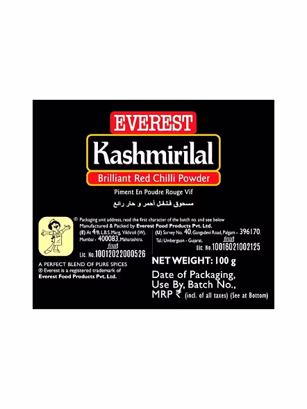Everest Kashmirilal Mirchi Powder (100 G)-2