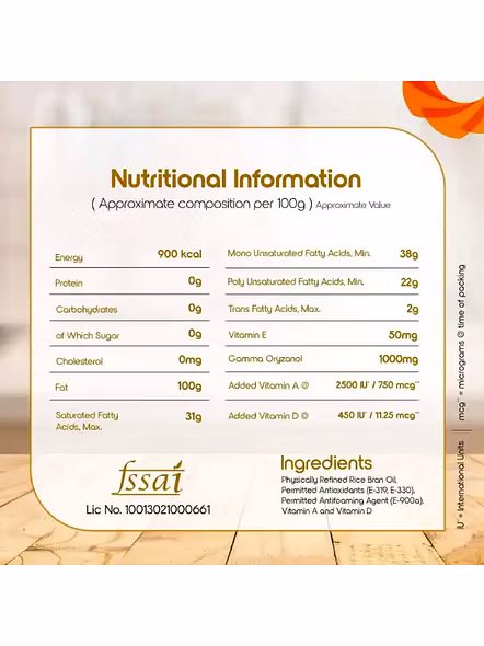 Fortune Rice Bran Oil Pouch (1 Lt)-3