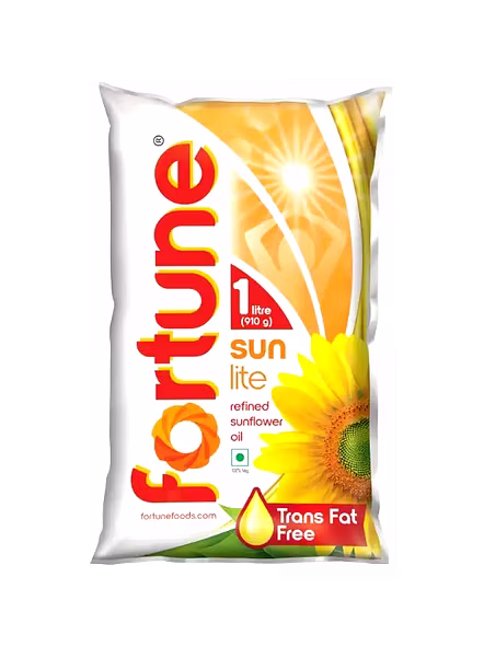 Fortune Sunflower Oil Pouch (1 Lt)-1959