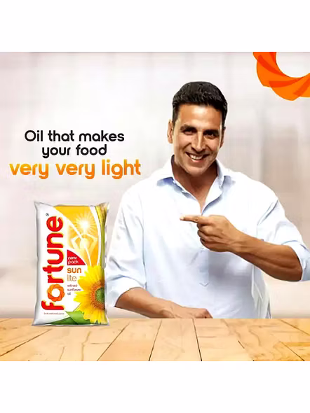 Fortune Sunflower Oil Pouch (1 Lt)-2
