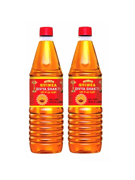 Guinea Divya Shakti Til Oil Bottle (1 Lt)-1977