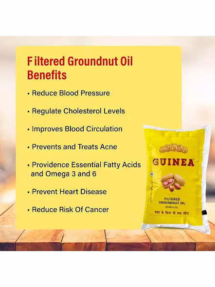 Guinea Groundnut Oil Pouch (1 Lt)-2