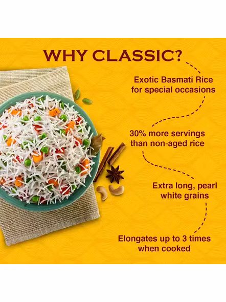 India Gate Basmati Rice Classic (1 Kg)-2