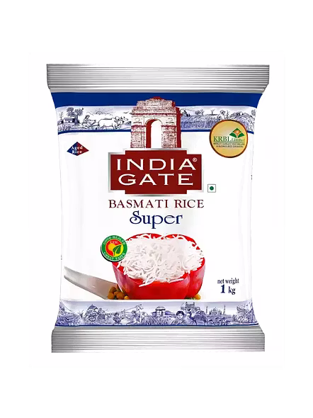 India Gate Basmati Rice Super (1 Kg)-1986