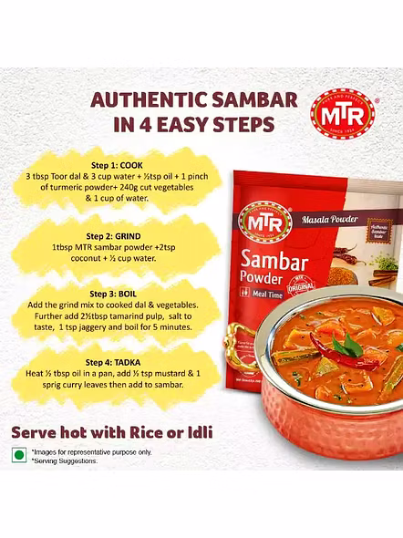 Mtr Sambar Powder (200 G)-3