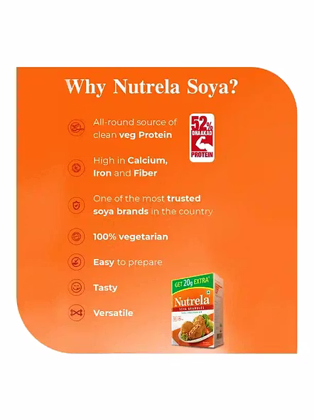 Nutrela Soya Granules (200 G)-3