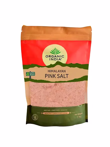 Organic India Pink Rock Salt Powder (1 Kg)-2086