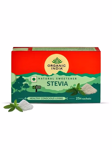 Organic India Stevia Sachets (25 Pcs)-2108