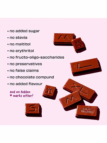The Whole Truth Hazelnut Dark Chocolate Zero Sugar (80 G)-1