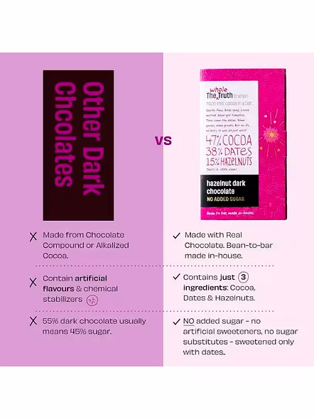The Whole Truth Hazelnut Dark Chocolate Zero Sugar (80 G)-3